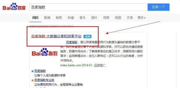 如何使用百度指数？