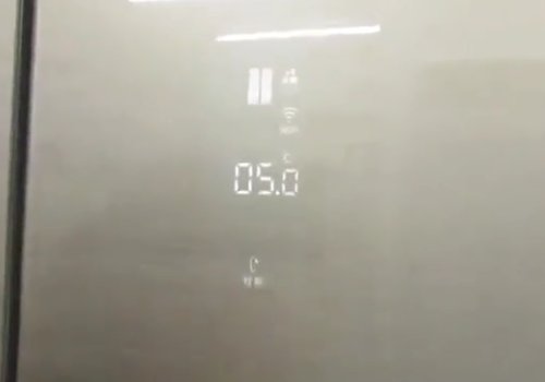 美菱冰箱触摸屏怎样调温度？
