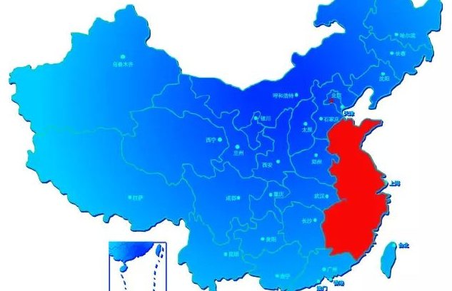 中国按大区划分华北、东北、华东、华中、华南、西南、西北各包括哪些省份？