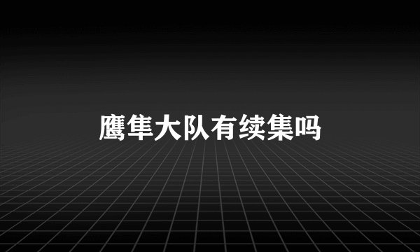 鹰隼大队有续集吗