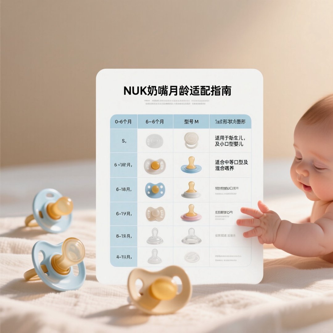 nuk奶嘴型号与月龄对照