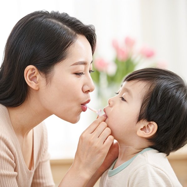 妈妈你能用嘴巴帮我消消火吗