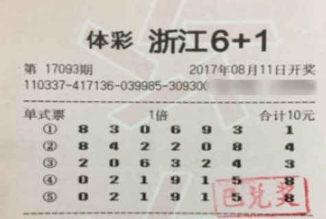 浙江6+1体彩中奖规则是什么？