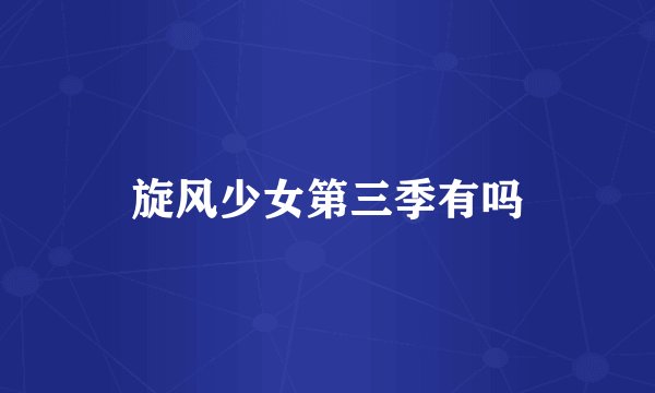旋风少女第三季有吗