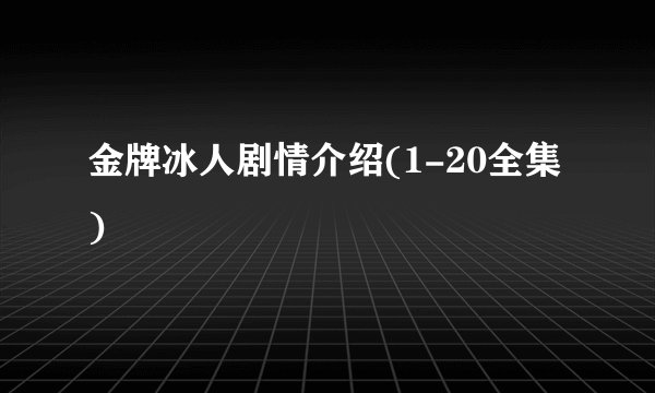 金牌冰人剧情介绍(1-20全集)