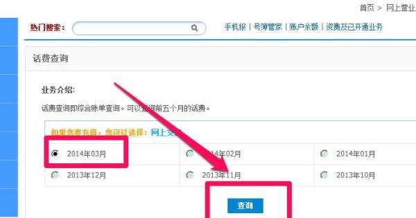 如何查询自己的话费详单