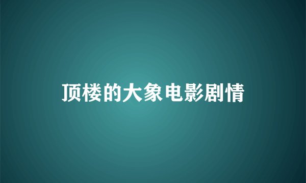 顶楼的大象电影剧情