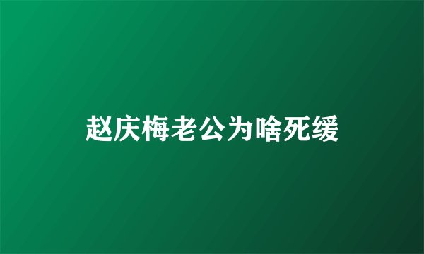 赵庆梅老公为啥死缓