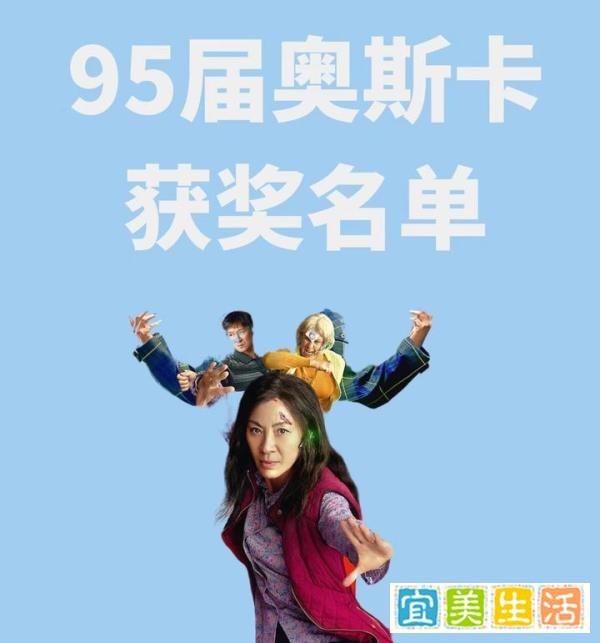 第95届奥斯卡获奖名单来啦！！！