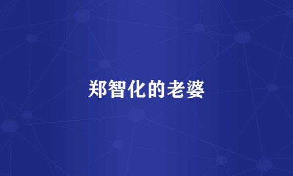郑智化的老婆