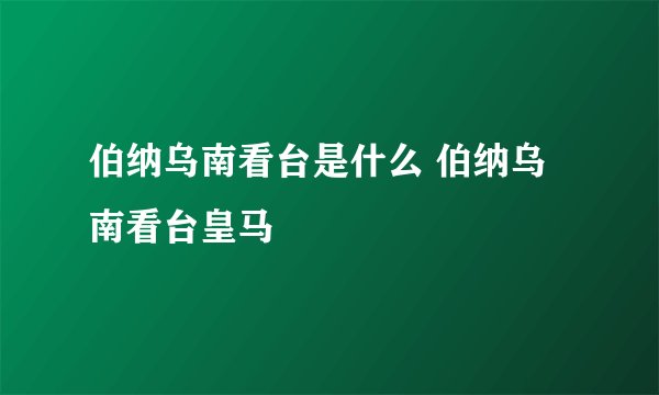伯纳乌南看台是什么 伯纳乌南看台皇马