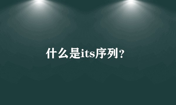 什么是its序列？