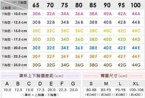 38b是多大胸围