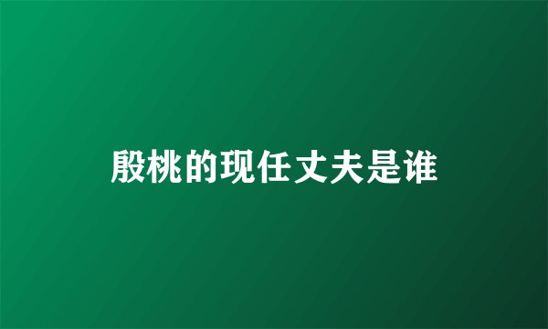 殷桃的现任丈夫是谁