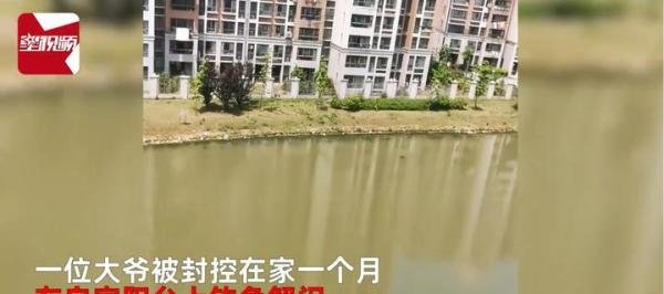 上海大爷在江景房阳台钓到8斤大鱼 这是咋情况？