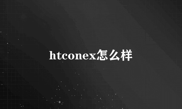 htconex怎么样