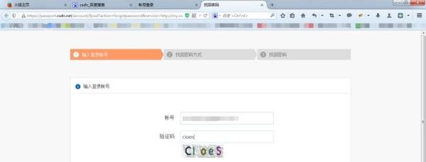 csdn密码忘了怎么办?