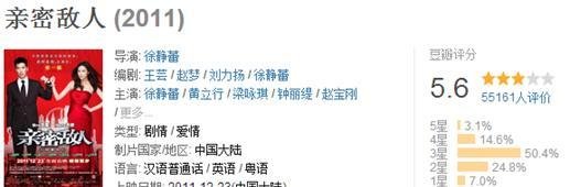 你们都吐槽的这部「亲密敌人」，我来告诉你它为什么不算烂片！