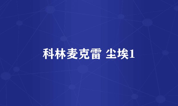 科林麦克雷 尘埃1