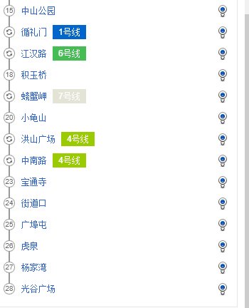 看武汉地铁2号线途经哪些站点
