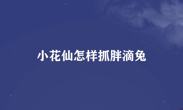 小花仙怎样抓胖滴兔