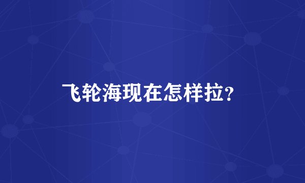 飞轮海现在怎样拉?