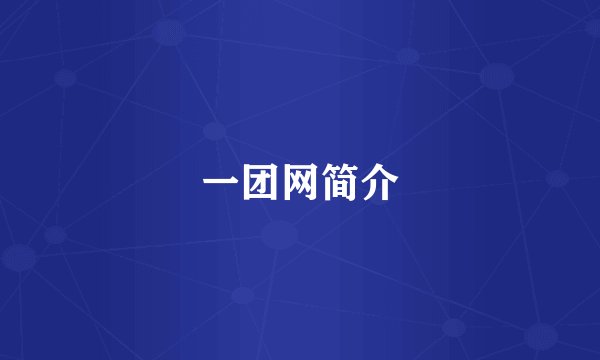 一团网简介