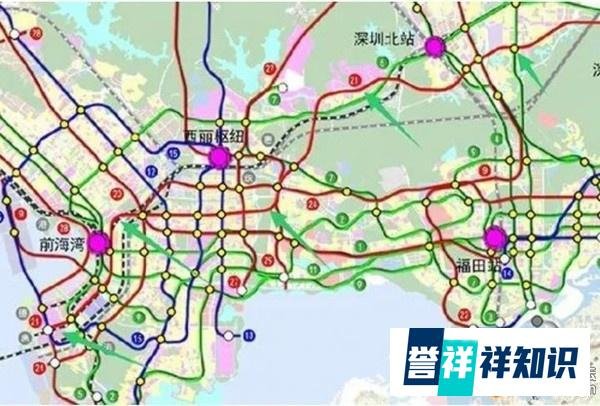 网曝深圳地铁五期规划，15、17、18、21、22、24、27号线纳入