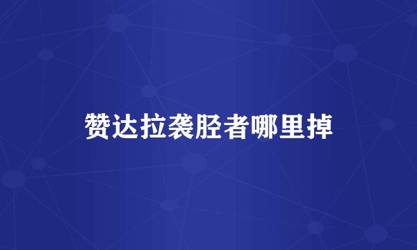 赞达拉袭胫者哪里掉