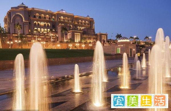 全世界唯一的一座八星级酒店——阿布扎比皇宫酒店