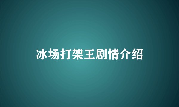 冰场打架王剧情介绍