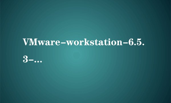 VMware-workstation-6.5.3-185404 序列号 跪求