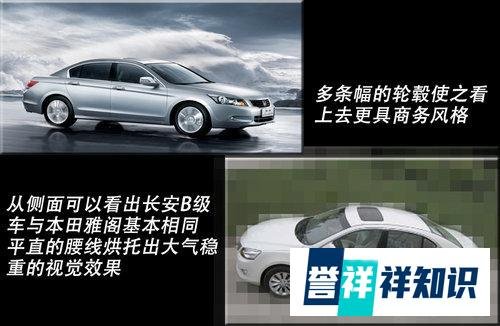 外形似雅阁＆凯美瑞 长安B级车参数曝光