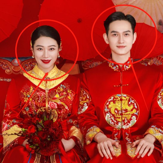 马可王丹妮中式婚纱照，你知道两人是如何相恋的吗？
