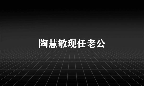 陶慧敏现任老公