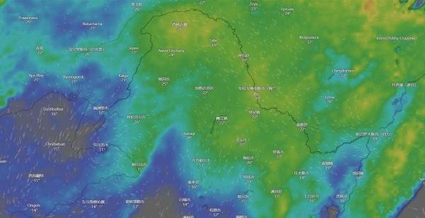 冷暖气流激烈碰撞雨雪范围持续扩大，寒潮深入长江以南，冰冻南岭