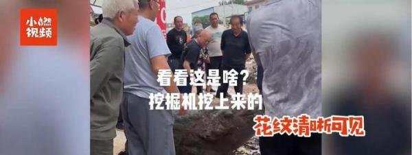 河南一村庄修路挖出大石龟 这是咋情况？