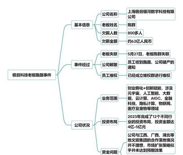 极目科技老板烧光62亿跑路 800多人被欠薪