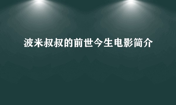 波米叔叔的前世今生电影简介