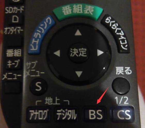 这是日本酒店电视的遥控器，谁能解释一下这个BS和CS是啥意思，还有两个地上分别代表什么？？