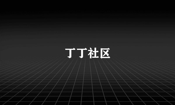 丁丁社区