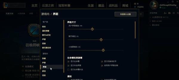 lol怎么设置显示召唤师名字