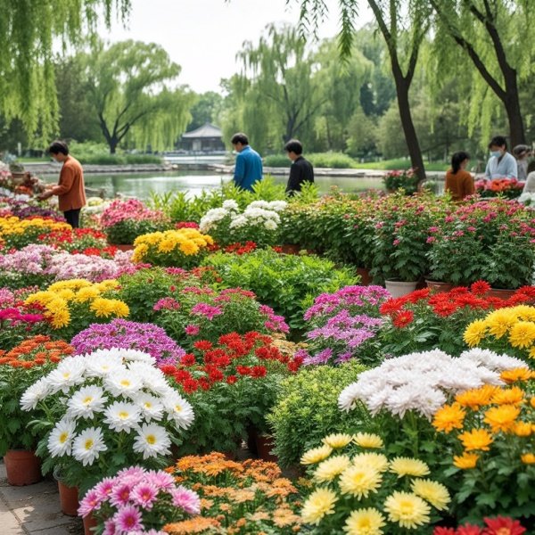 马甸公园花卉市场