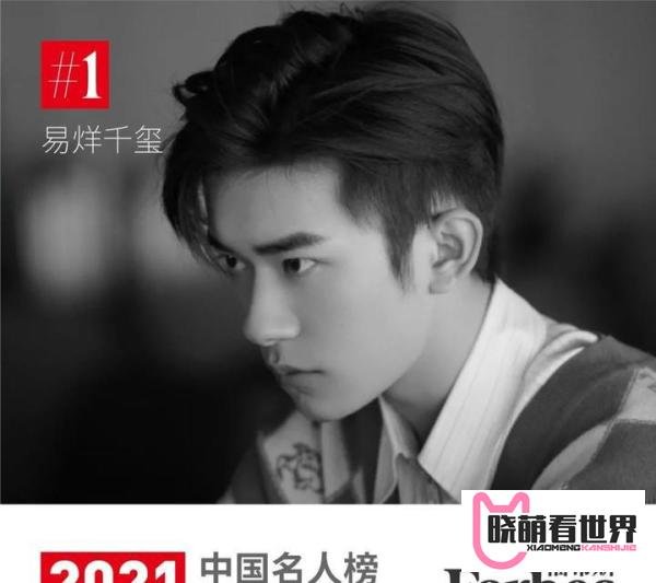 2021福布斯中国名人榜榜单揭晓