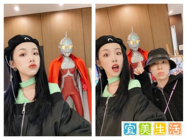 阿沁一字肩棉服要火了!合照友人表情搞怪,状态大好走出感情阴霾