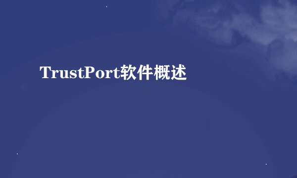 TrustPort软件概述