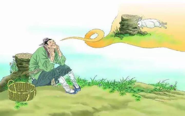 《守株待兔》英文翻译？