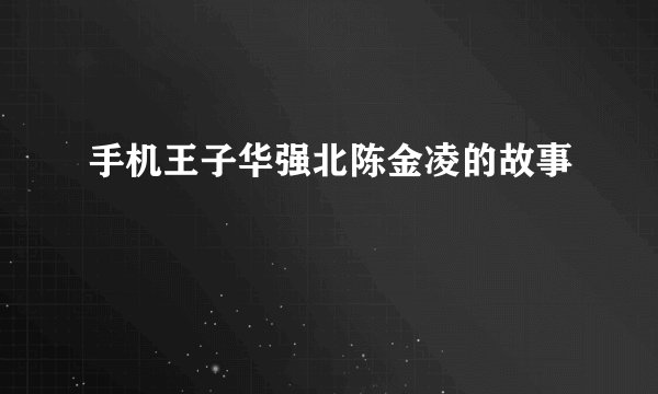 手机王子华强北陈金凌的故事