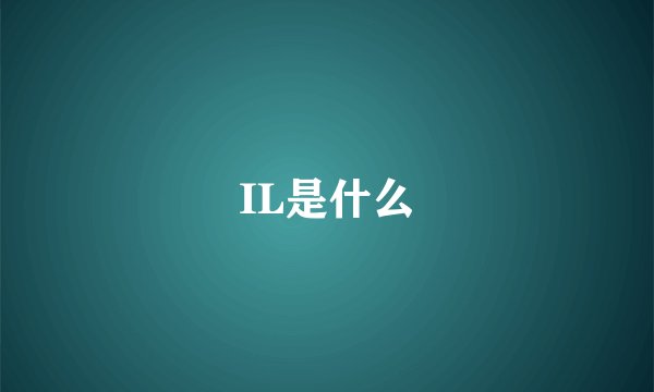IL是什么