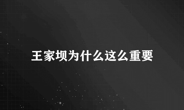 王家坝为什么这么重要